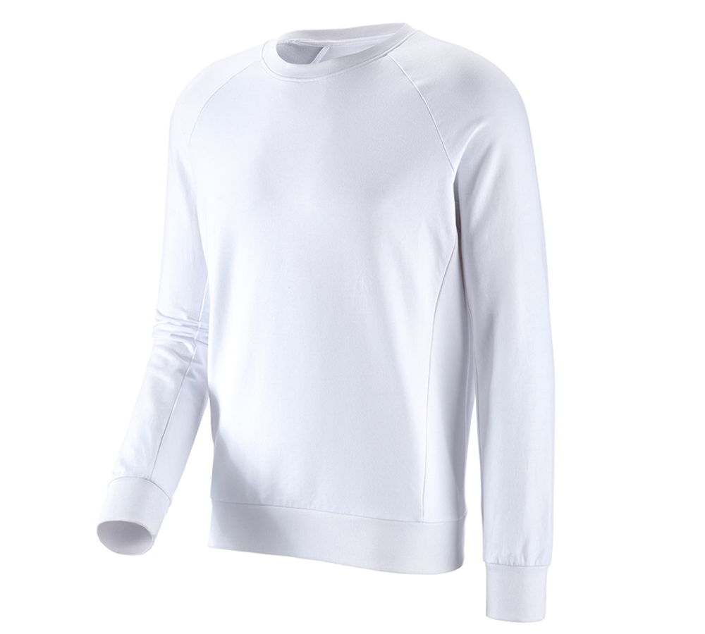 Onderwerpen: e.s. Sweatshirt cotton stretch + wit