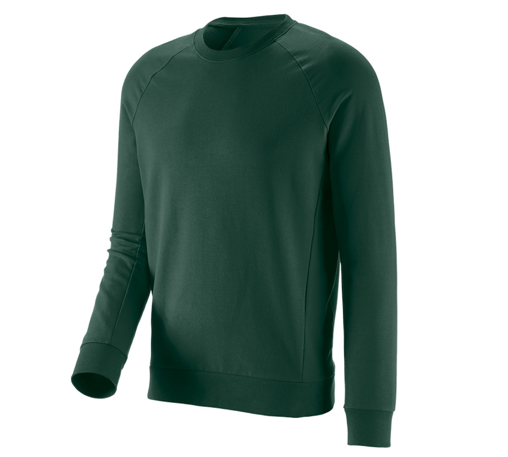 Bovenkleding: e.s. Sweatshirt cotton stretch + groen