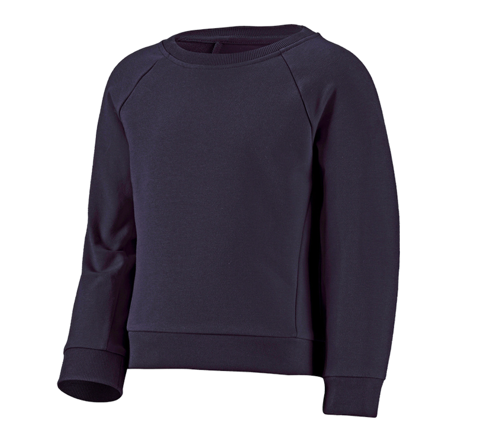 Bovenkleding: e.s. Sweatshirt cotton stretch, kinderen + donkerblauw