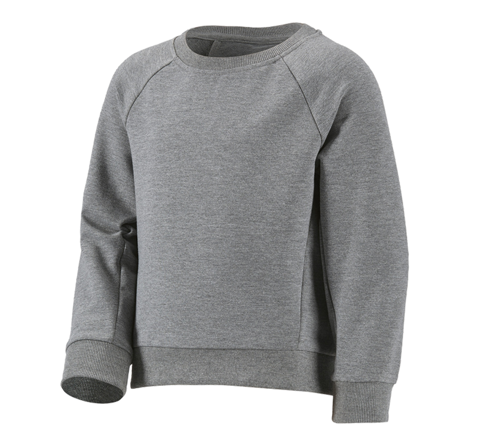 Bovenkleding: e.s. Sweatshirt cotton stretch, kinderen + grijs mêlee