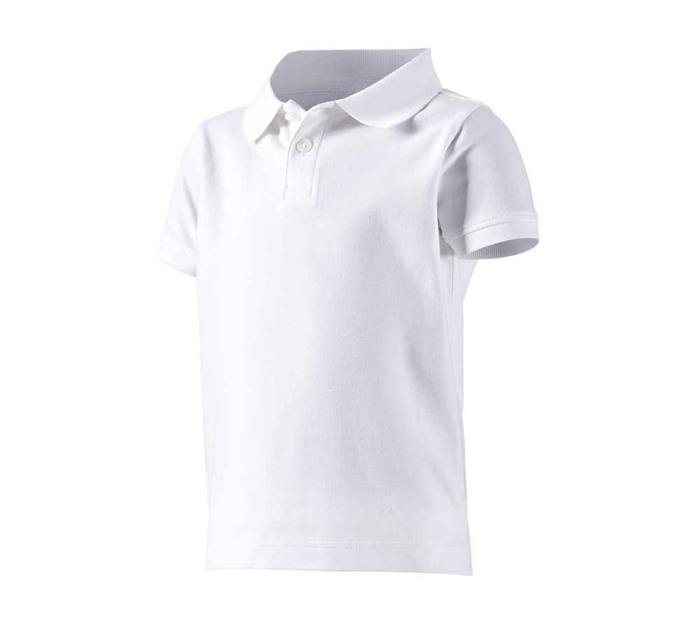 ring vacature overdracht e.s. Polo-Shirt cotton stretch, kinderen wit | Engelbert Strauss