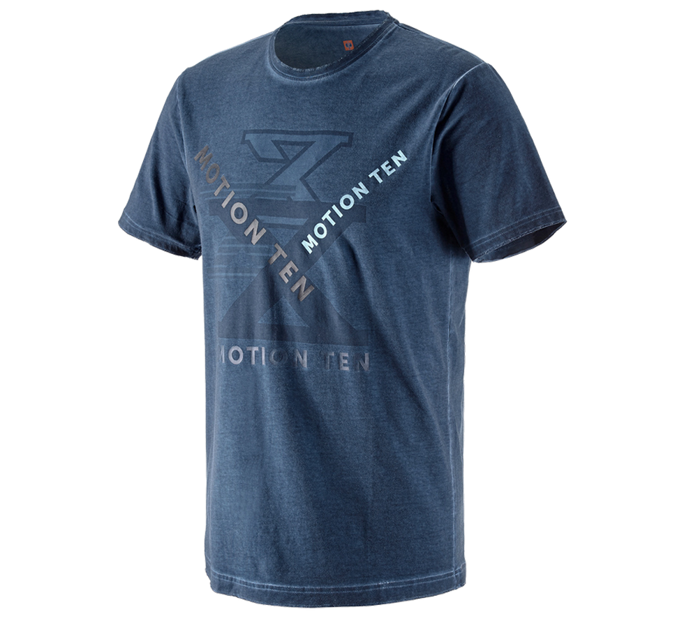 Onderwerpen: T-Shirt e.s.motion ten + leisteenblauw vintage