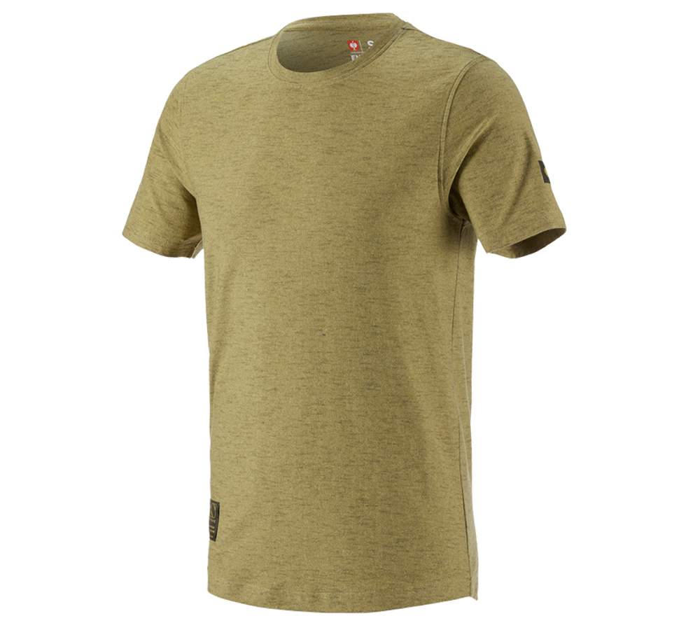 Bovenkleding: T-Shirt e.s.vintage + molton goud melange