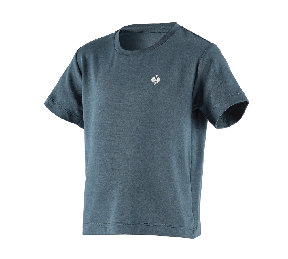 Bovenkleding: Modal-shirt e.s. ventura vintage, kinderen + ijzerblauw