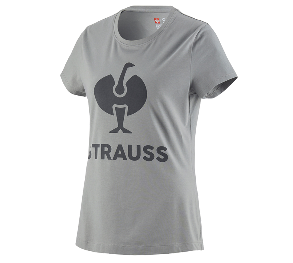 Bovenkleding: T-Shirt e.s.concrete, dames + parelgrijs