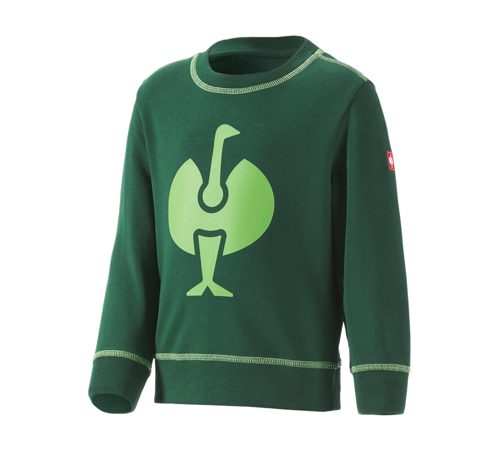 Bovenkleding: Sweatshirt e.s.motion 2020, kinderen + groen/zeegroen