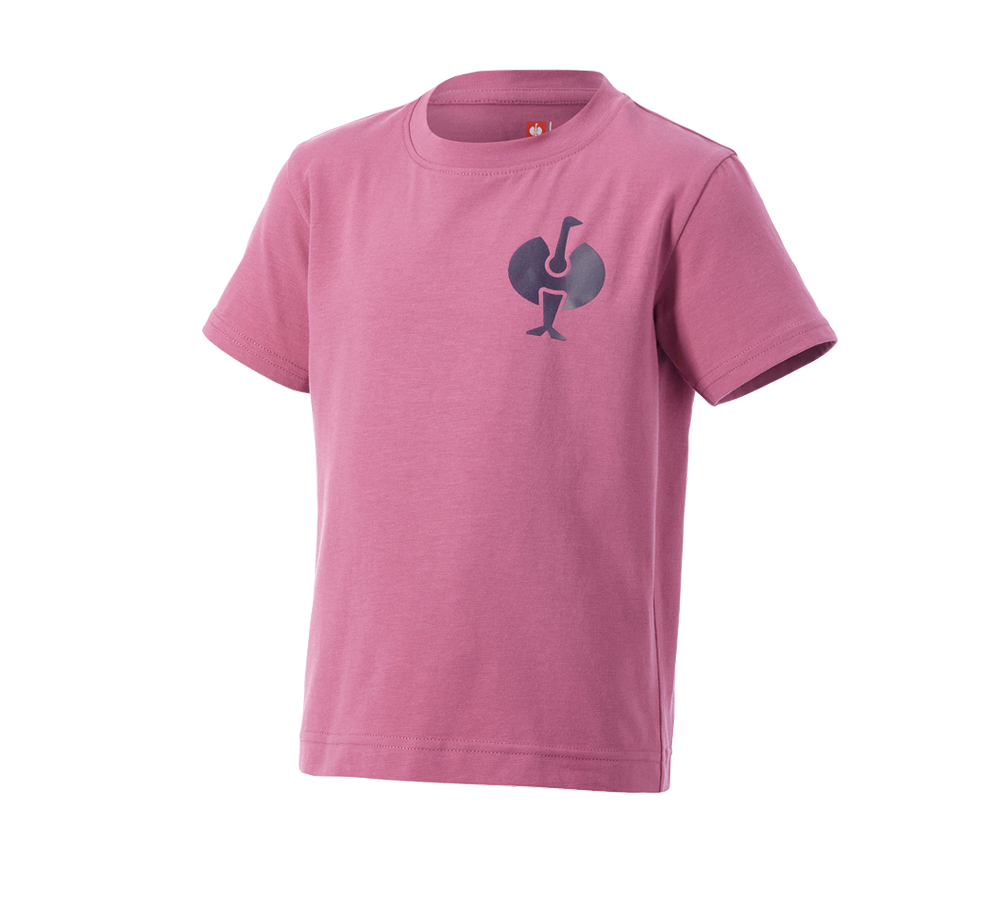 Bovenkleding: T-Shirt e.s.trail, kinderen + tarapink/diepblauw