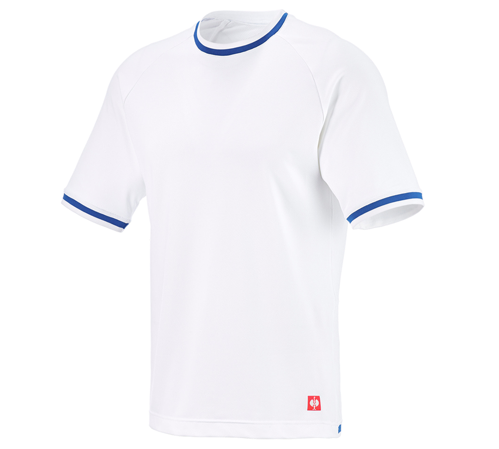 Onderwerpen: Functionele-T-shirt e.s.ambition + wit/gentiaanblauw