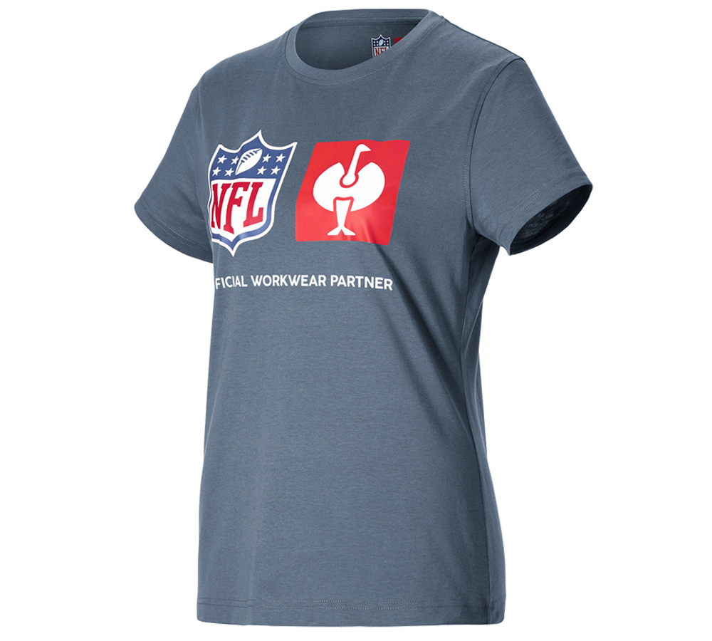 Samenwerkingen: NFL T-Shirt cotton, ladies + oxideblauw