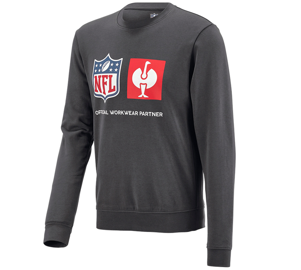 Bovenkleding: NFL Sweatshirt cotton + carbongrijs