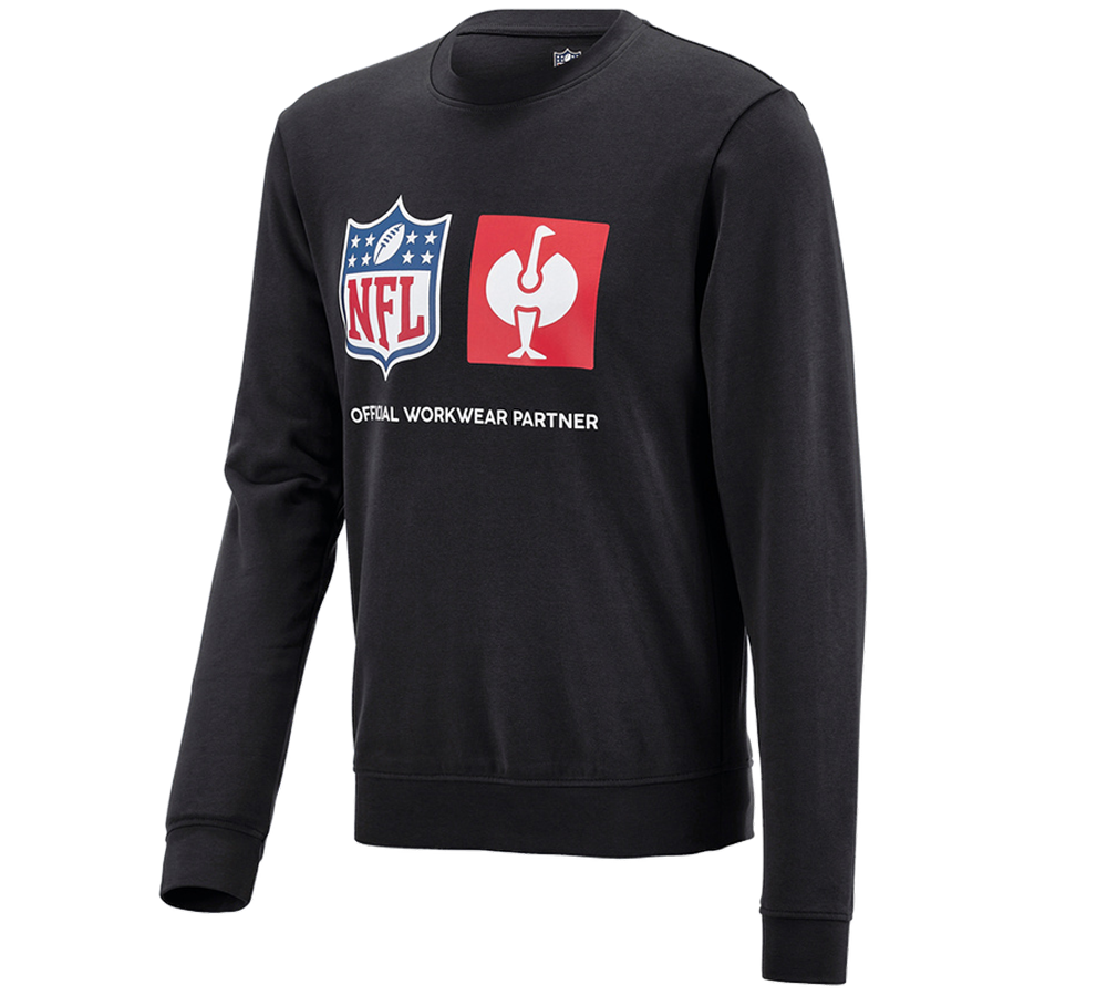 Kleding: NFL Sweatshirt cotton + zwart