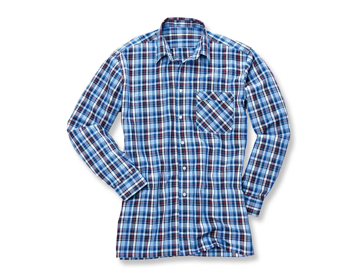 Bovenkleding: Overhemd, lange mouw Bremen + blauw