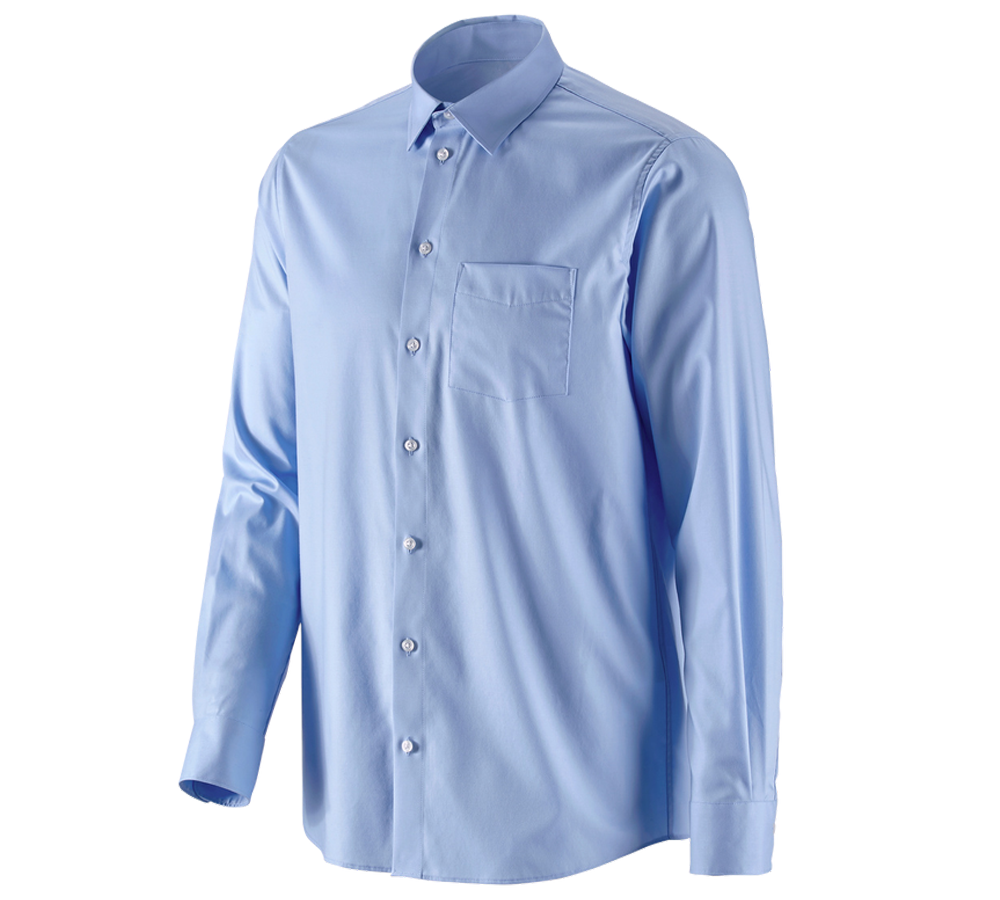 Bovenkleding: e.s. Business overhemd cotton stretch, comfort fit + vorstblauw