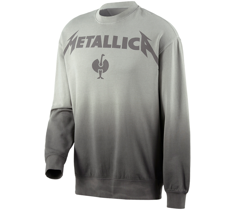 Bovenkleding: Metallica cotton sweatshirt + magneetgrijs/graniet