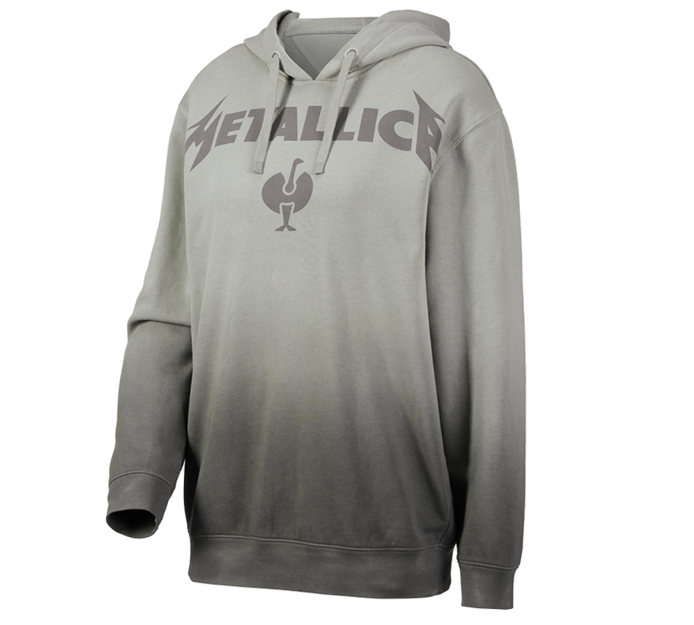 Kleding: Metallica cotton hoodie, ladies + magneetgrijs/graniet