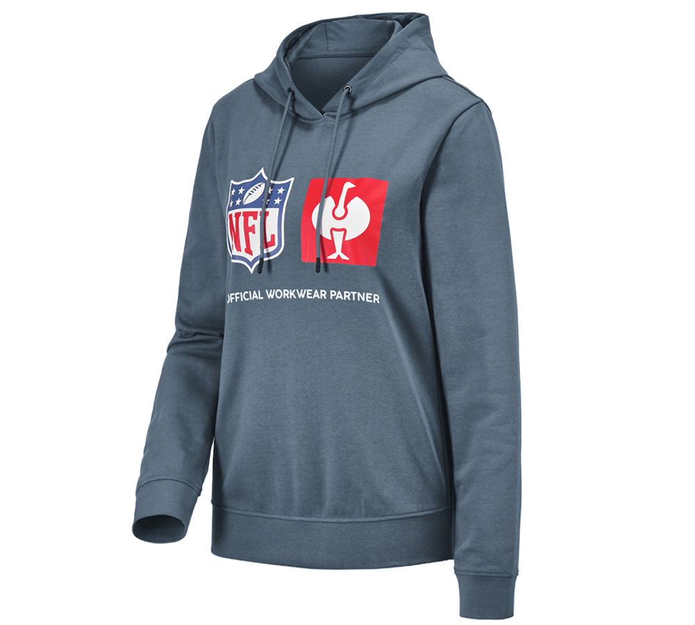 Samenwerkingen: NFL Hoodie cotton, ladies + oxideblauw