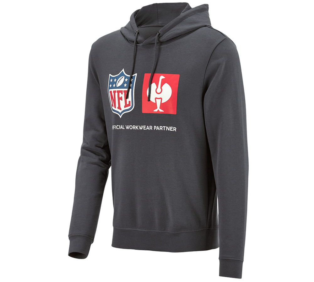 Bovenkleding: NFL Hoodie cotton + carbongrijs