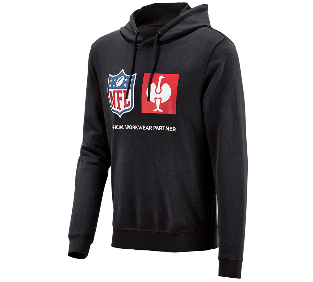 Bovenkleding: NFL Hoodie cotton + zwart