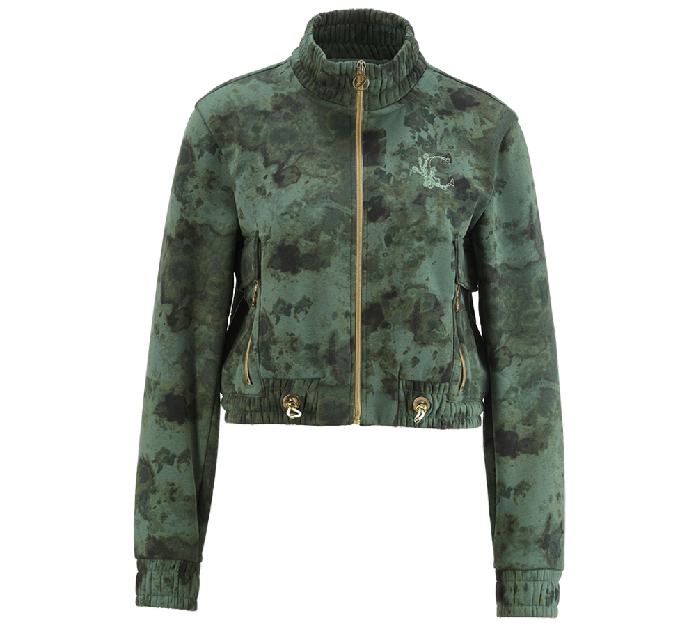 workwear couture: Winterlove Sweatjacket + pine green couture