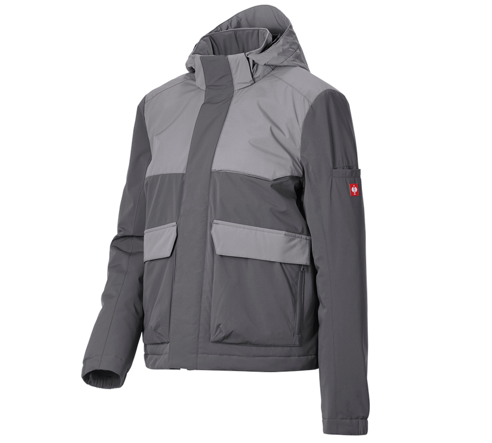 Kleding: Winterjack e.s.trail pure, dames + carbongrijs/bazaltgrijs