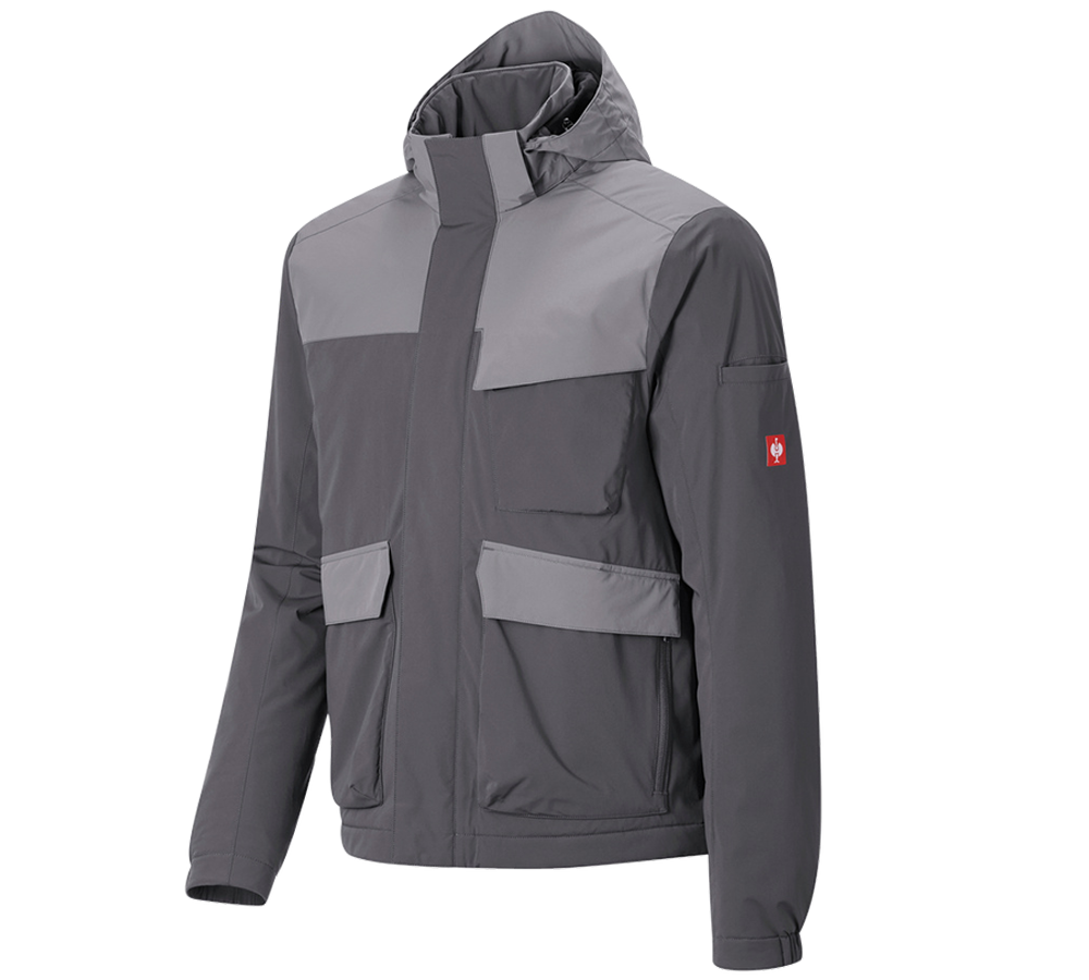 Kleding: Winterjack e.s.trail pure + carbongrijs/bazaltgrijs