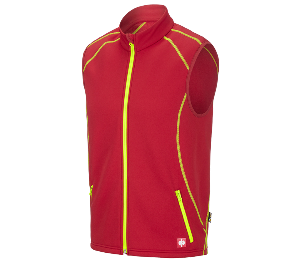 Onderwerpen: Function bodywarmer thermostretch e.s.motion 2020 + vuurrood/signaalgeel