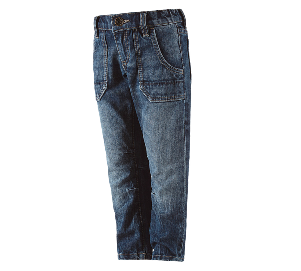 Broeken: e.s. Jeans POWERdenim, kinderen + stonewashed