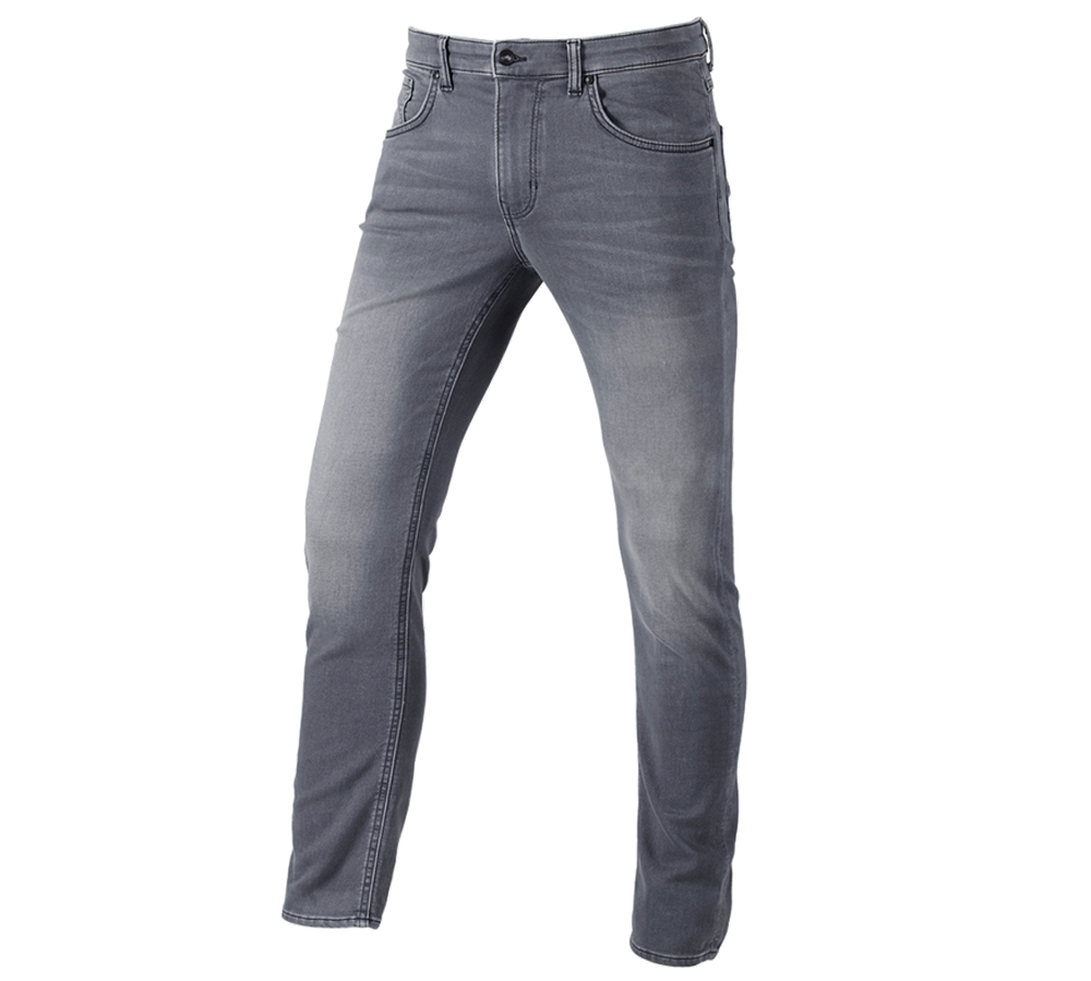 Werkbroeken: e.s. 5-pocket-jeans jog-denim + greywashed