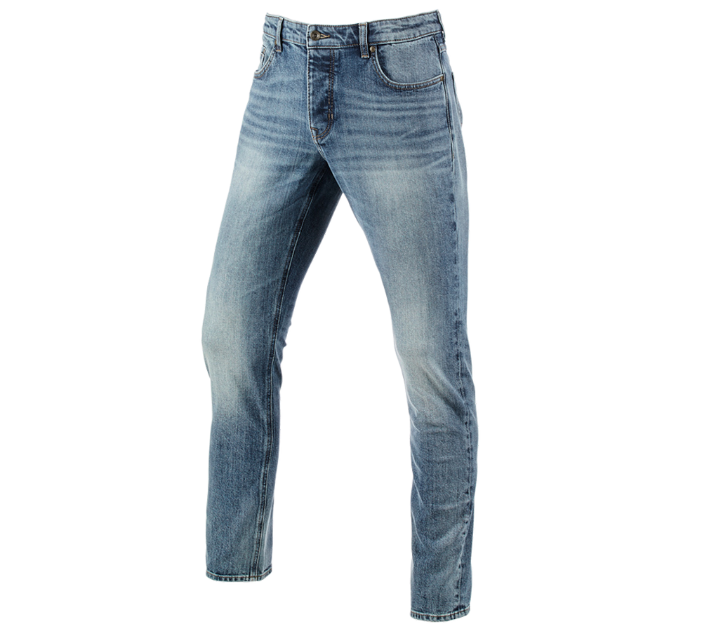 Werkbroeken: e.s. 5-pocket-stretch-jeans, slim + stonewashed
