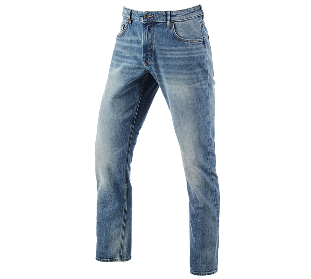 Werkbroeken: e.s. 5-pocket-stretch-jeans, straight + stonewashed