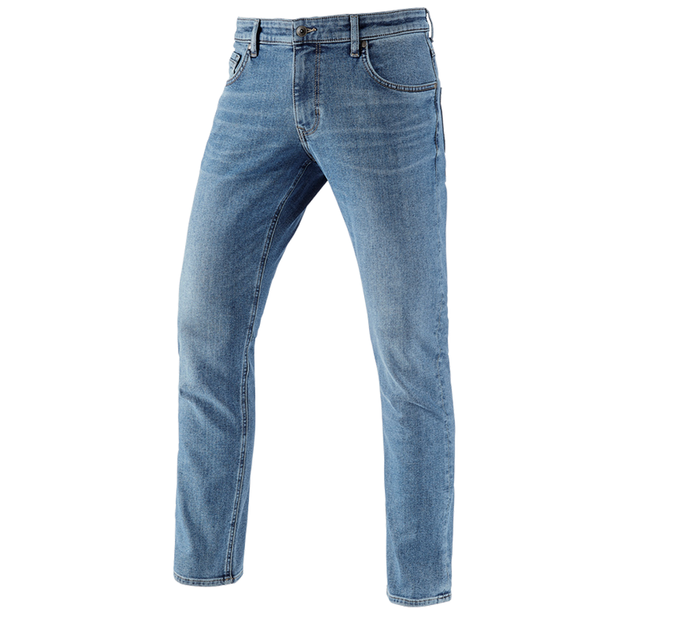 Werkbroeken: e.s. Winter stretch-jeans met 5 zakken + stonewashed