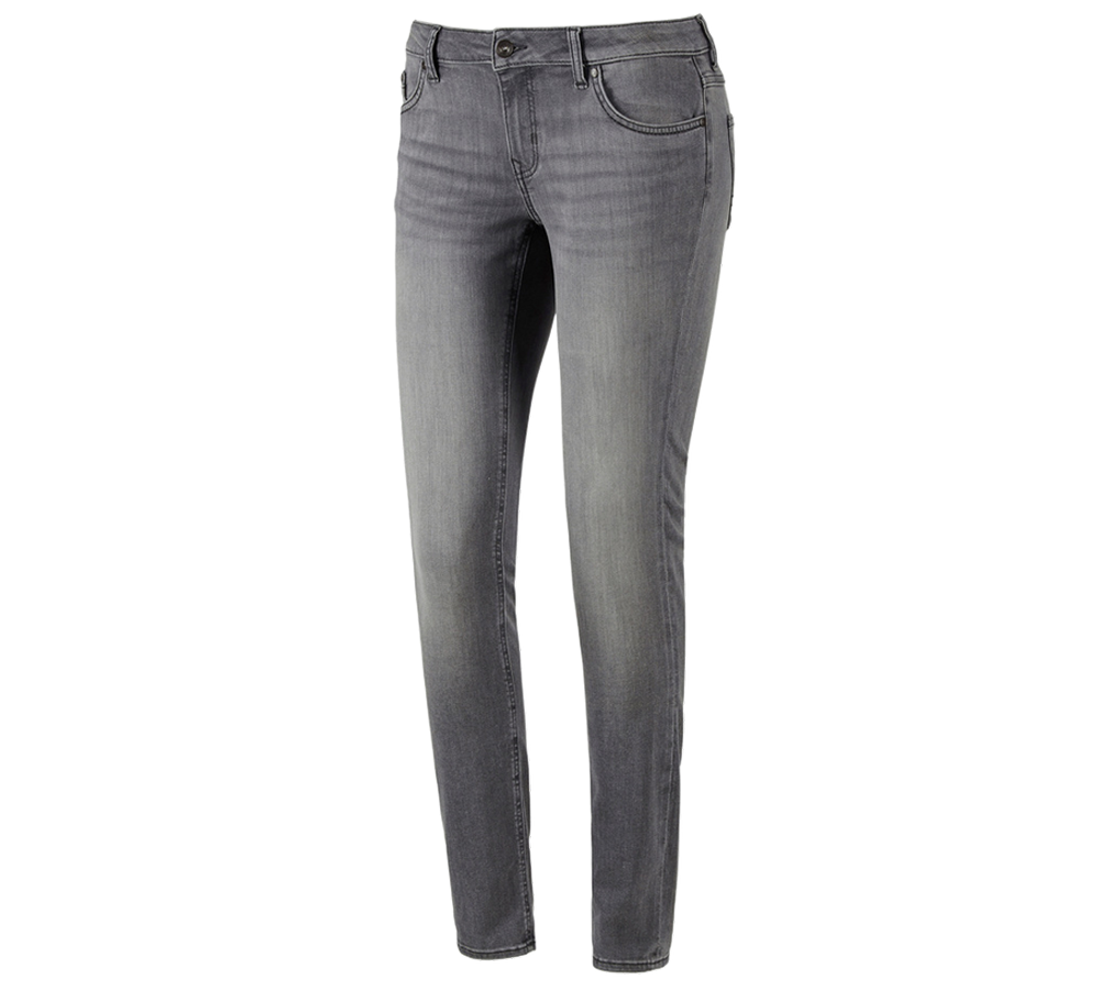 Werkbroeken: e.s. 5-pocket-stretch-jeans, dames + graphitewashed