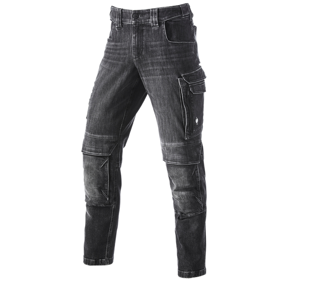 Onderwerpen: Cargo worker-jeans e.s.concrete + blackwashed