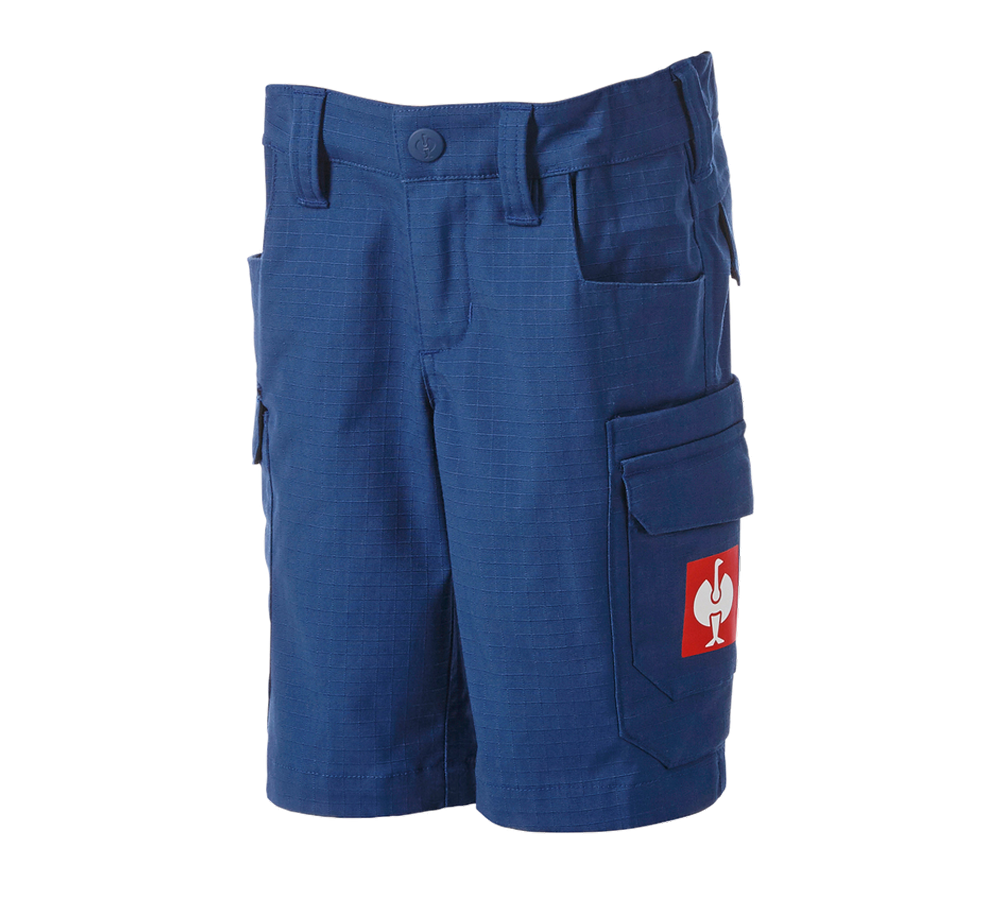 Kleding: Super Mario cargoshort, kinderen + alkalisch blauw