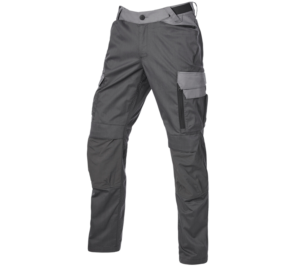 Werkbroeken: Werkbroek e.s.trail pure + carbongrijs/bazaltgrijs