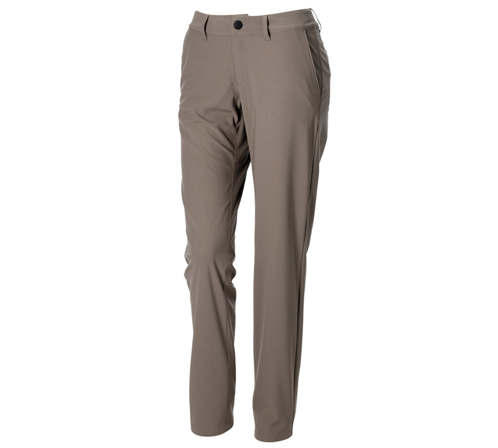 Onderwerpen: Werkbroek Chino e.s.work&travel, dames + omber bruin