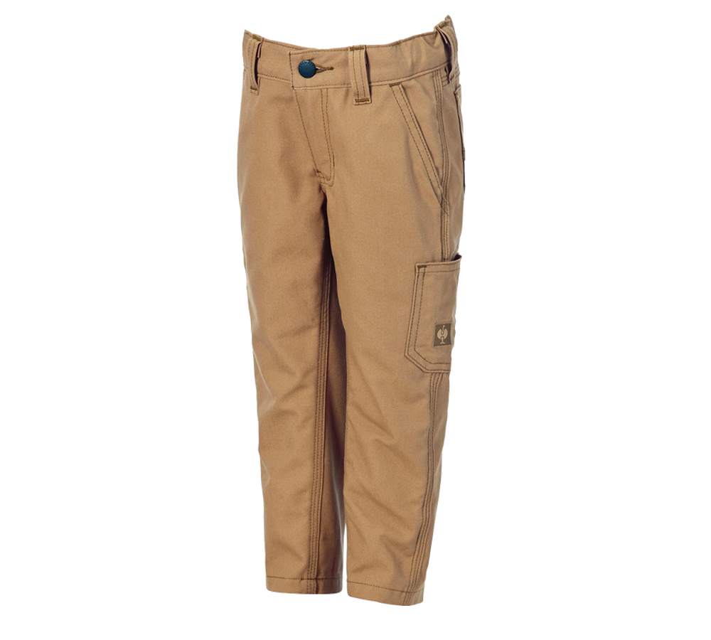 Broeken: Broek e.s.iconic, kinderen + amandelbruin