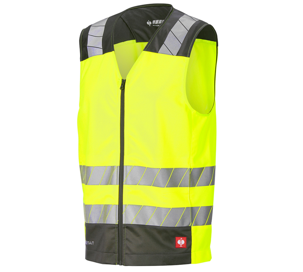 Werkvesten: Veiligheids-bodywarmer e.s.motion 24/7 + signaalgeel/antraciet