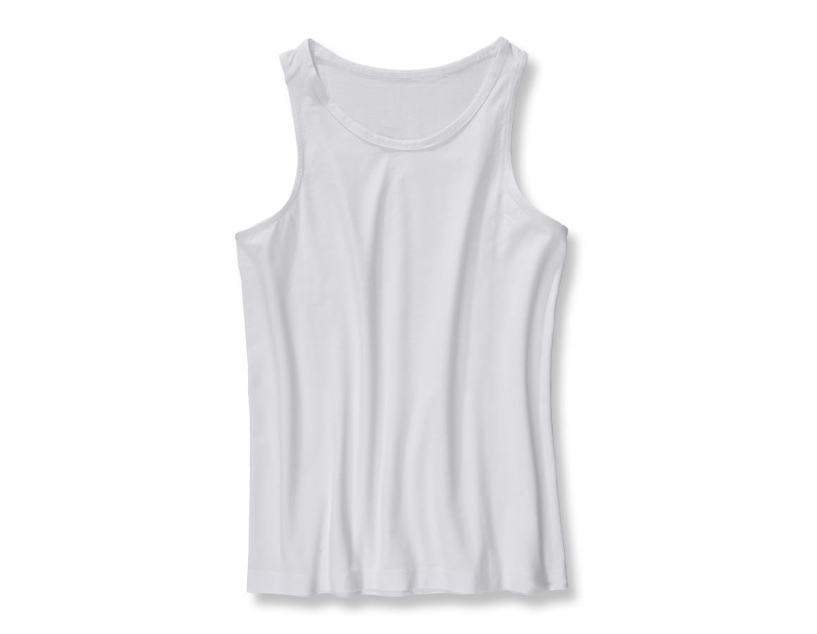 Ondergoed | Thermokleding: e.s. Cotton stretch tankshirt + wit