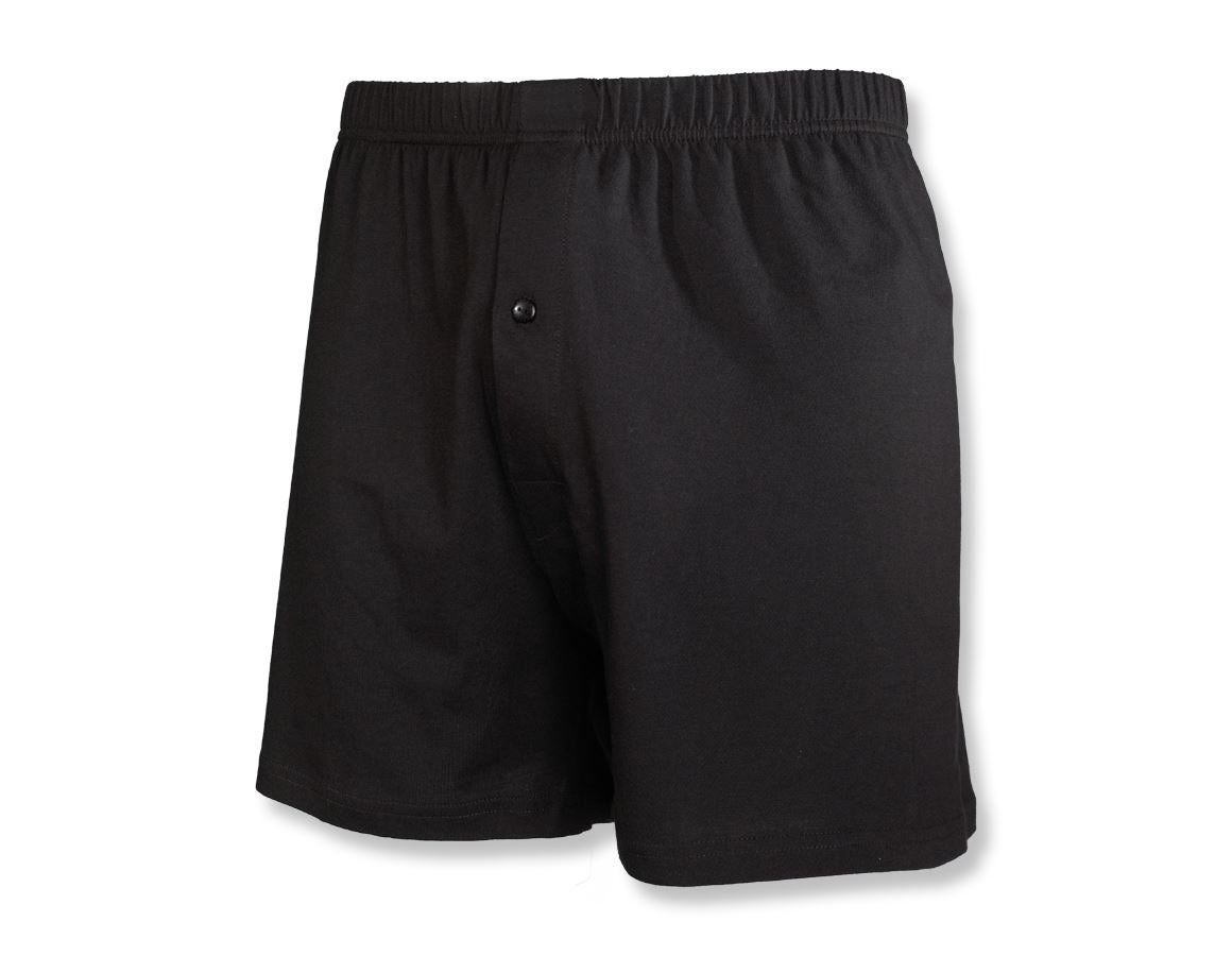 Ondergoed | Thermokleding: Boxershort, per 2 verpakt + zwart