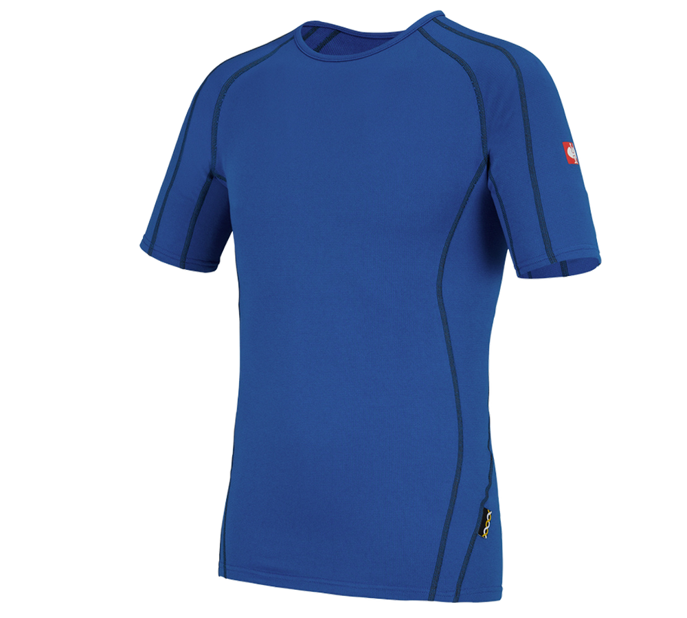 Ondergoed | Thermokleding: e.s. Functionele-T-Shirt clima-pro - warm, heren + gentiaanblauw