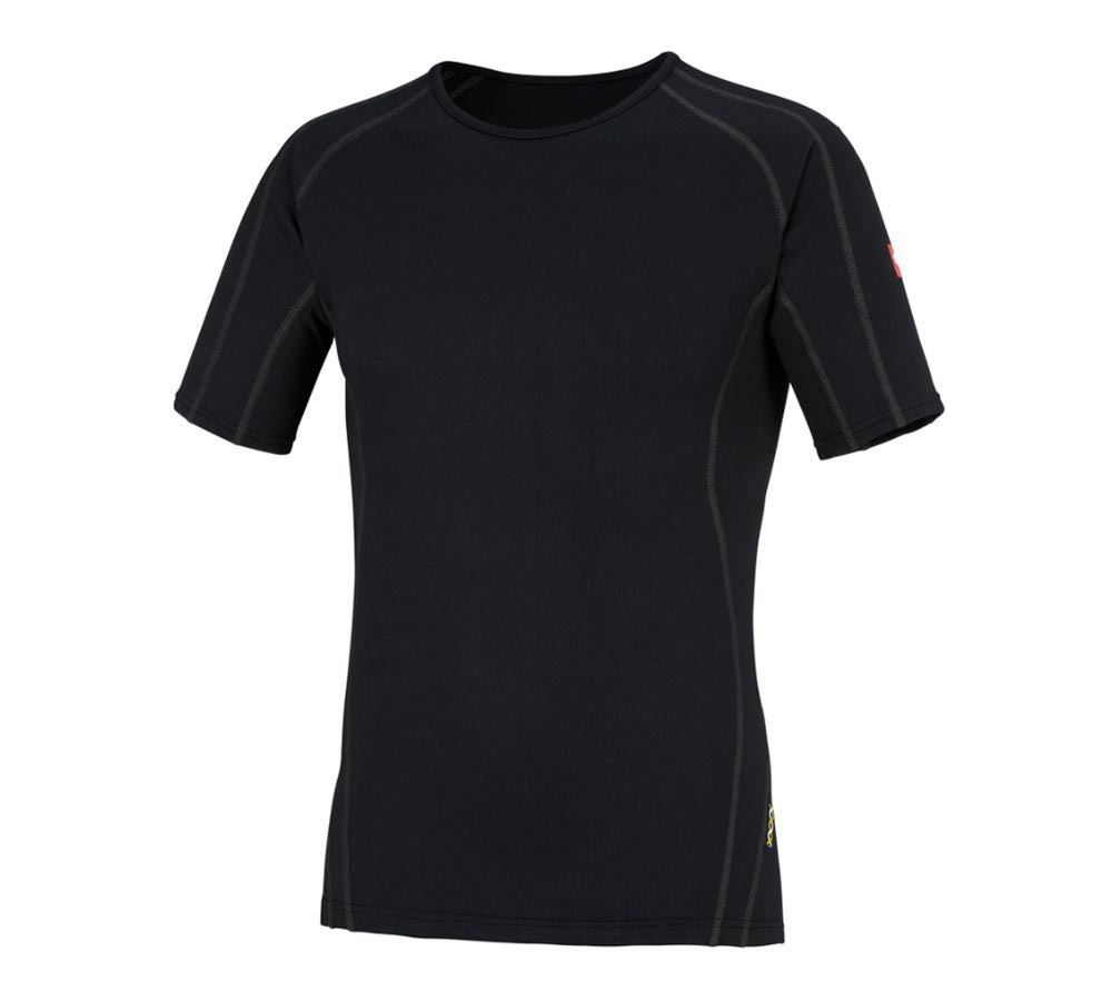 Ondergoed | Thermokleding: e.s. Functionele-T-Shirt clima-pro - warm, heren + zwart