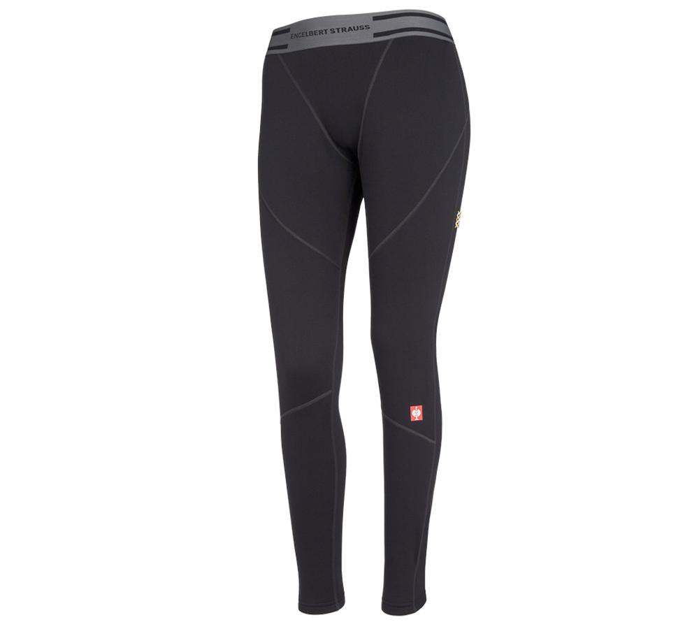Thermo Ondergoed	: e.s. Funct.-Long Pants thermo stretch-x-warm,dames + zwart