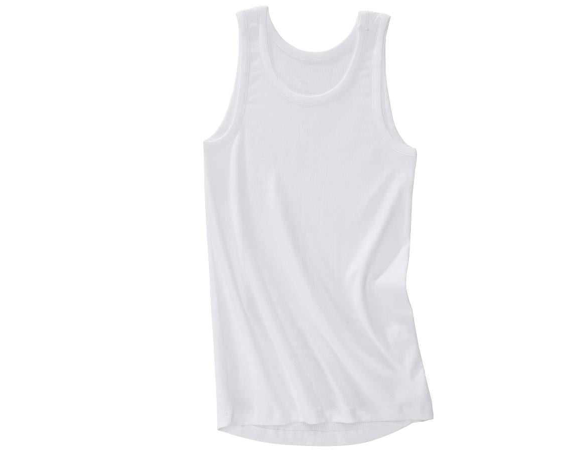 Ondergoed | Thermokleding: e.s. Cotton rib tank-shirt + wit