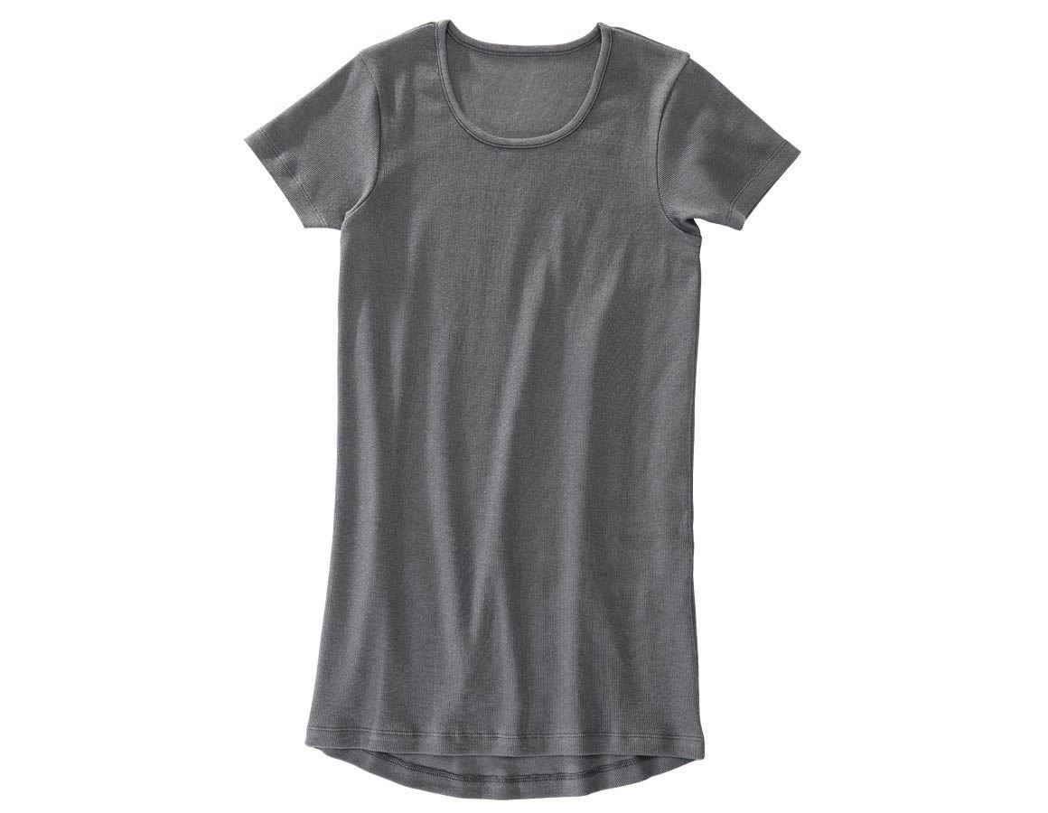 Ondergoed | Thermokleding: e.s. Cotton rib T-shirt + titaan