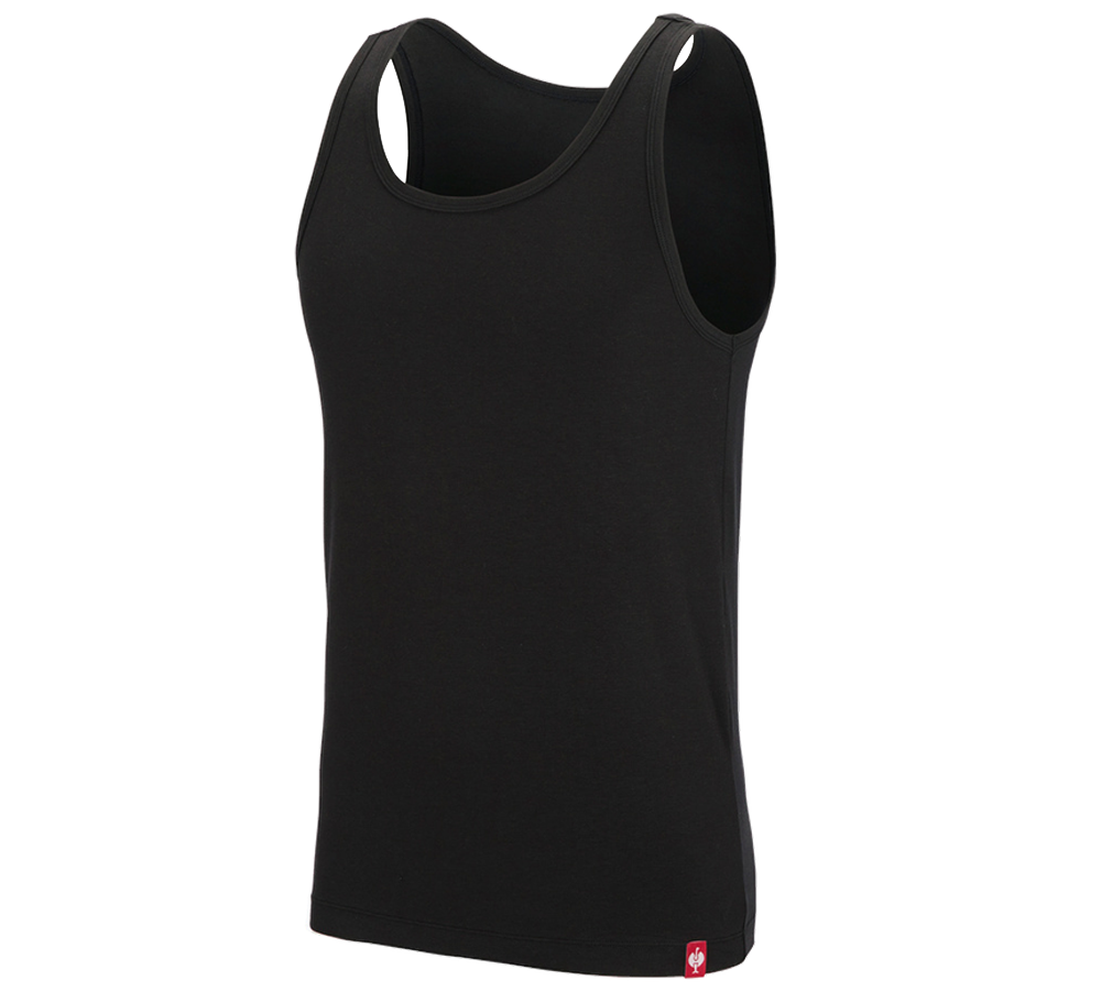 Ondergoed | Thermokleding: e.s. modal athletic shirt + zwart