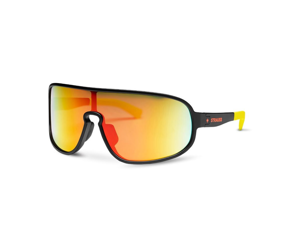 Veiligheidsbrillen: Race zonnebril e.s.ambition + zwart/signaalgeel