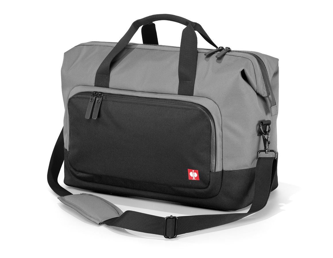 Accessoires: Duffle bag-reistas e.s.work&travel + bazaltgrijs/zwart