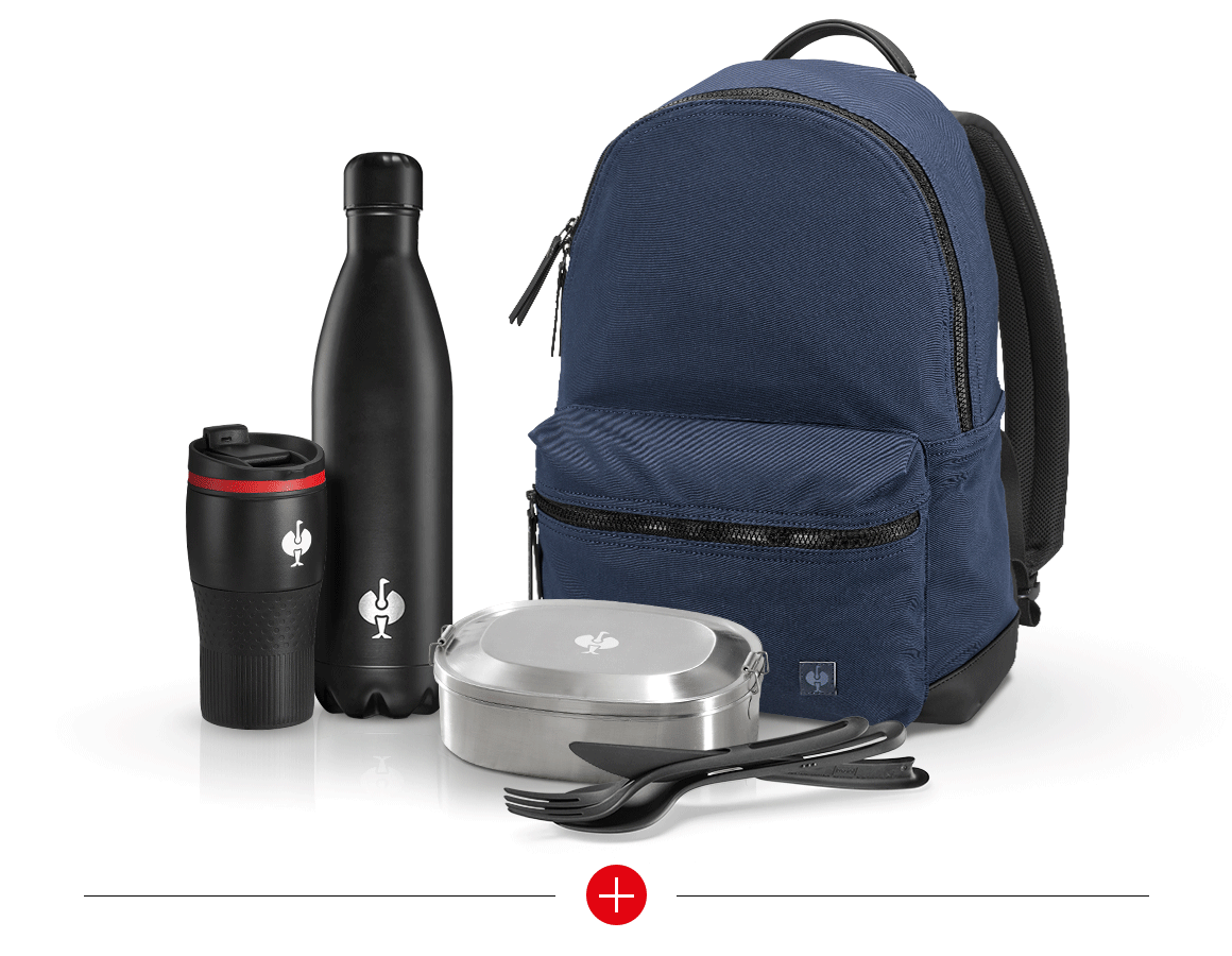 Accessoires: SET: Backpack e.s.motion ten + leisteenblauw