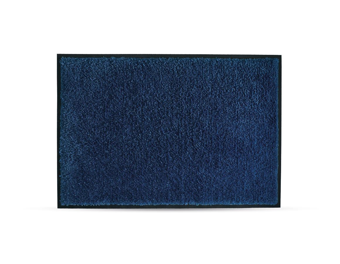 Vloermatten: Comfortmatten met rubberen rand + donkerblauw